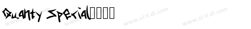 Quanty Special字体转换